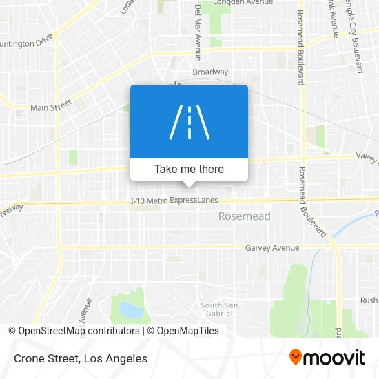 Mapa de Crone Street