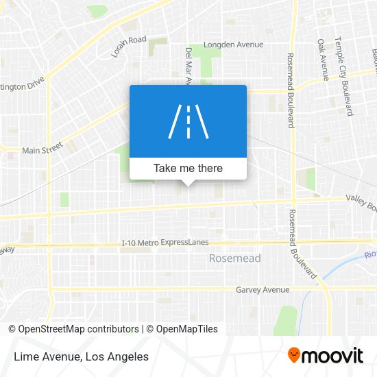 Mapa de Lime Avenue