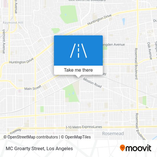 Mapa de MC Groarty Street