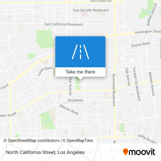 North California Street map