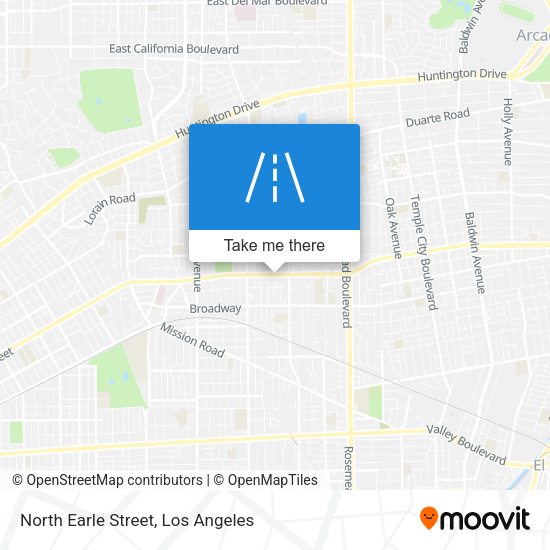 Mapa de North Earle Street