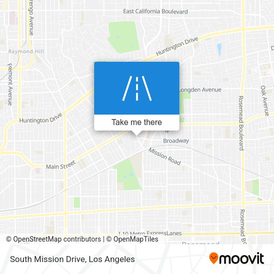 Mapa de South Mission Drive