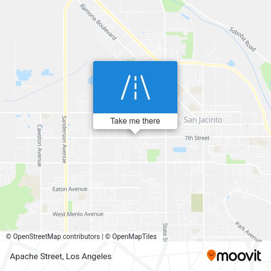 Apache Street map