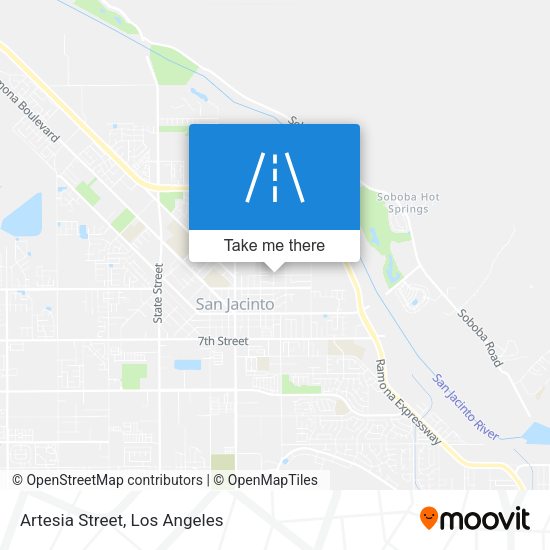 Mapa de Artesia Street
