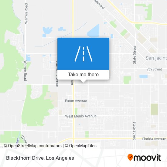 Blackthorn Drive map