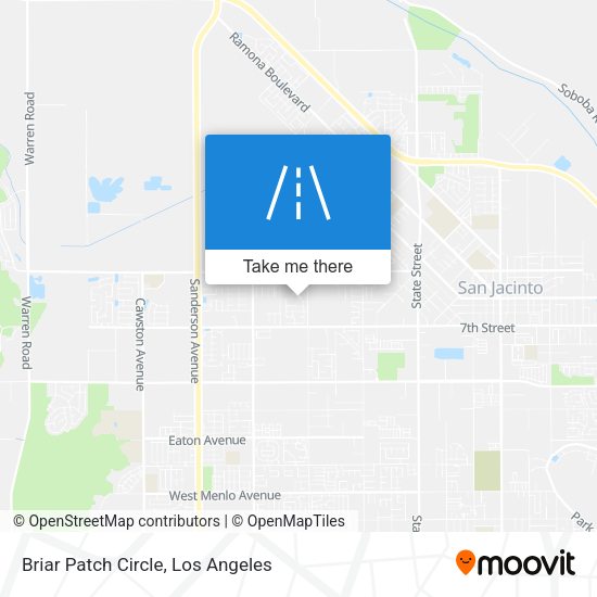 Mapa de Briar Patch Circle