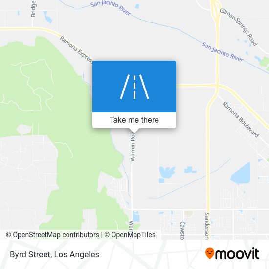 Mapa de Byrd Street