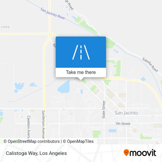 Mapa de Calistoga Way