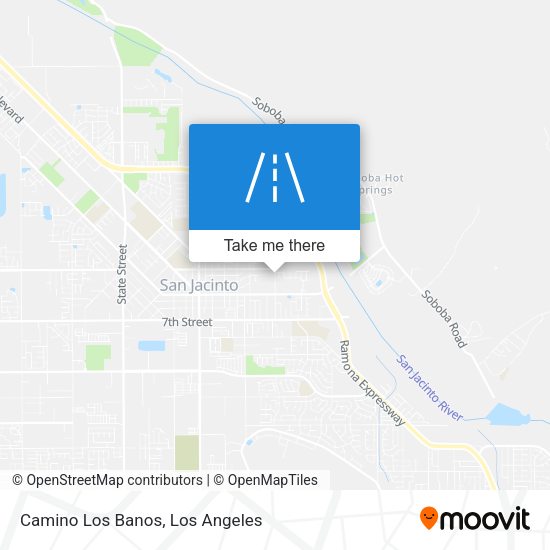 Mapa de Camino Los Banos