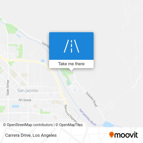 Mapa de Carrera Drive