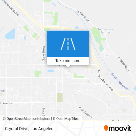 Mapa de Crystal Drive