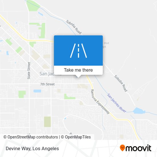 Mapa de Devine Way