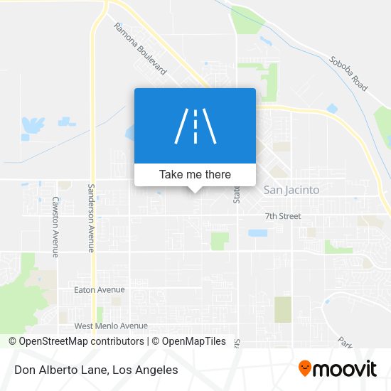 Mapa de Don Alberto Lane
