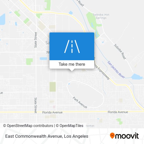 Mapa de East Commonwealth Avenue