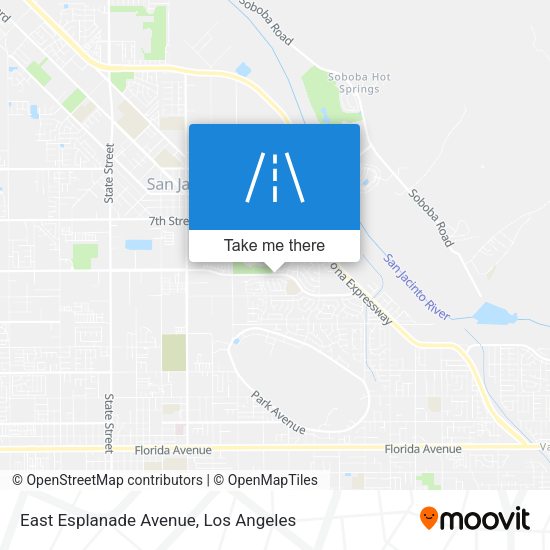 East Esplanade Avenue map