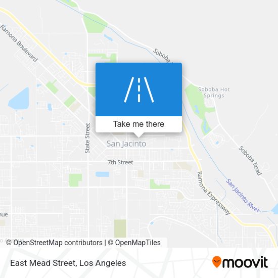 Mapa de East Mead Street