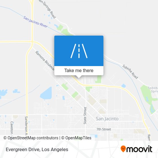 Mapa de Evergreen Drive