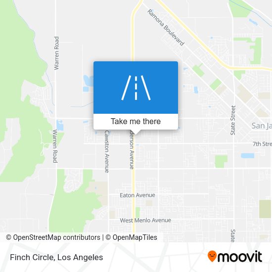 Mapa de Finch Circle