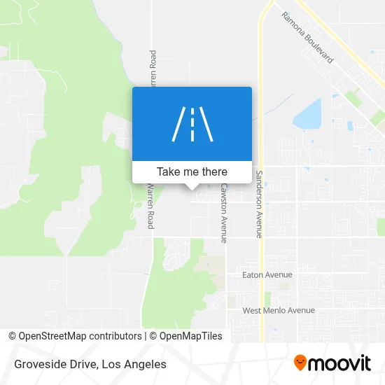 Groveside Drive map