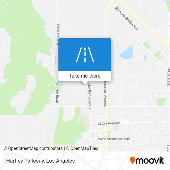 Hartley Parkway map