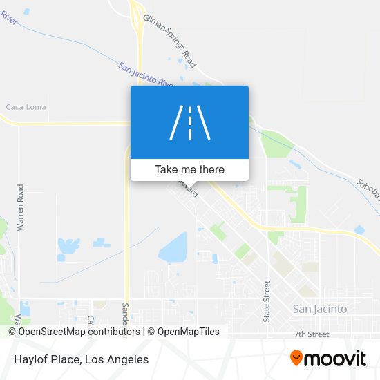 Haylof Place map