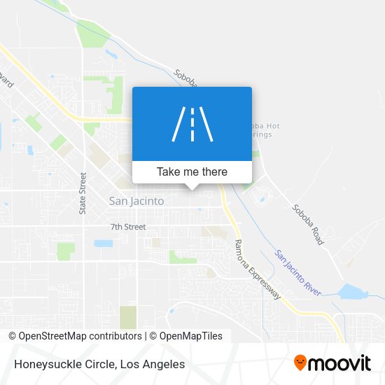 Mapa de Honeysuckle Circle