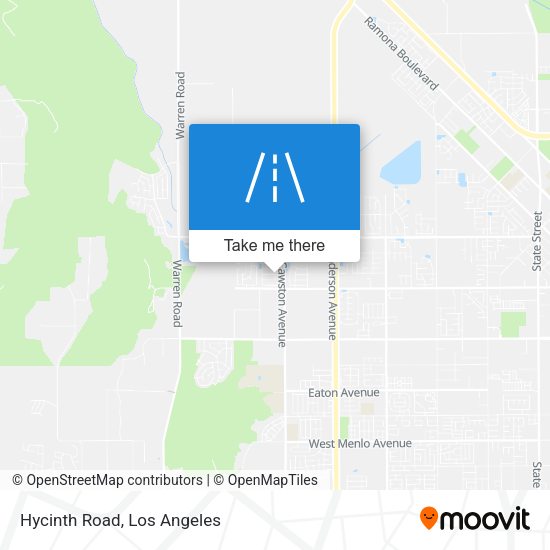 Mapa de Hycinth Road