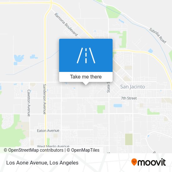 Los Aone Avenue map