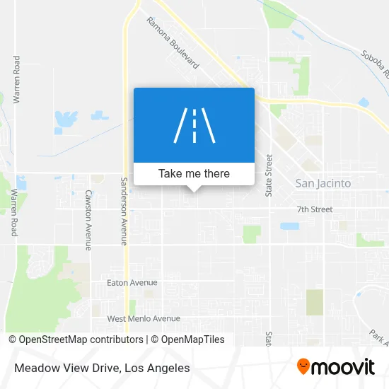 Meadow View Drive map