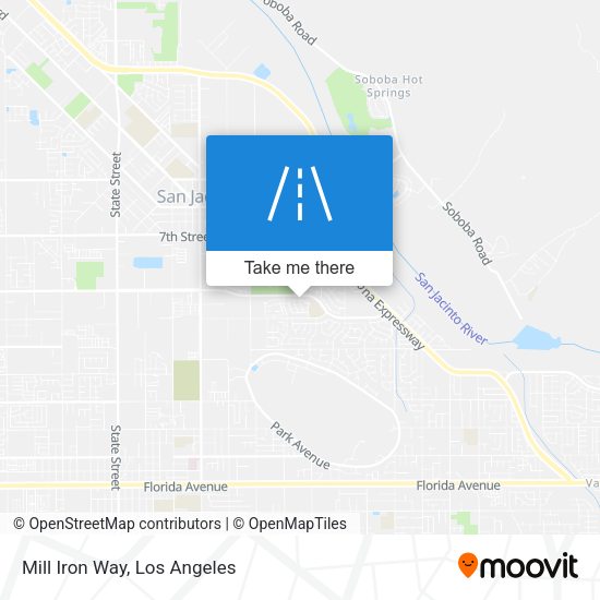 Mapa de Mill Iron Way