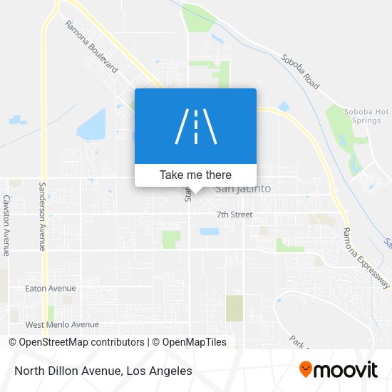 North Dillon Avenue map