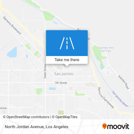 North Jordan Avenue map