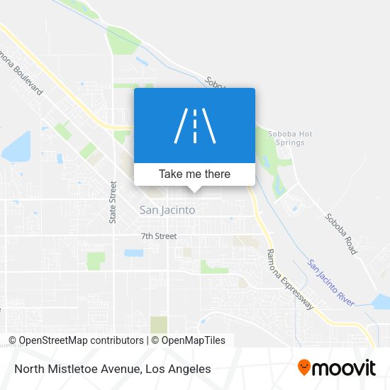 Mapa de North Mistletoe Avenue