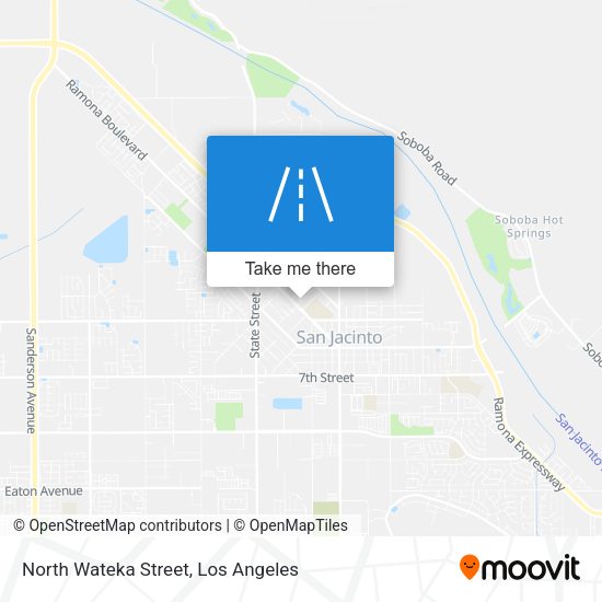North Wateka Street map