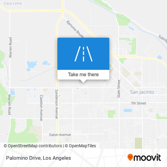 Palomino Drive map