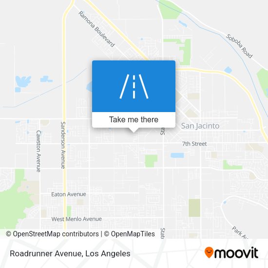 Roadrunner Avenue map