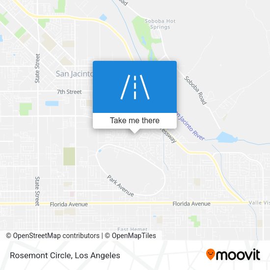 Mapa de Rosemont Circle