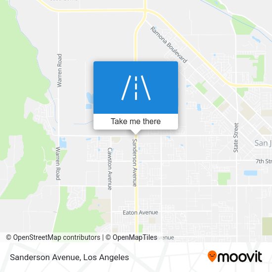 Mapa de Sanderson Avenue