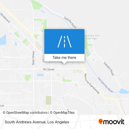 Mapa de South Andrews Avenue