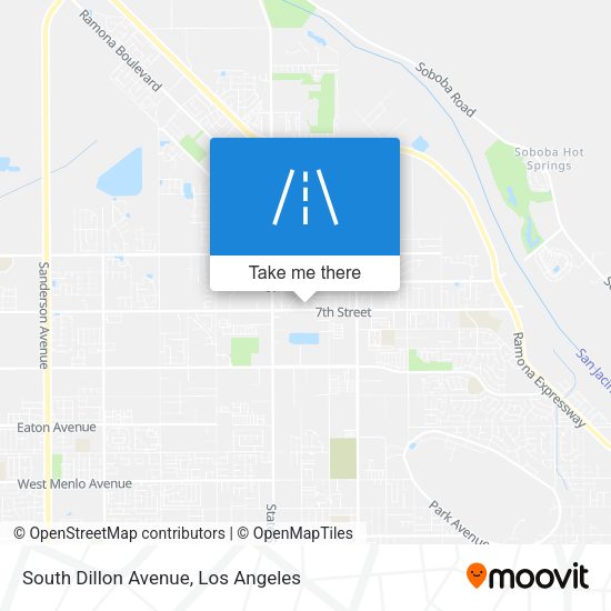 South Dillon Avenue map