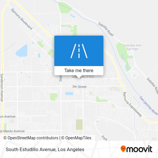 South Estudillo Avenue map