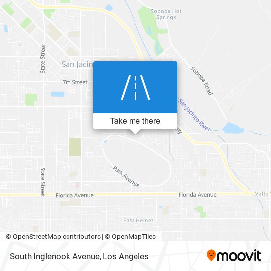 South Inglenook Avenue map