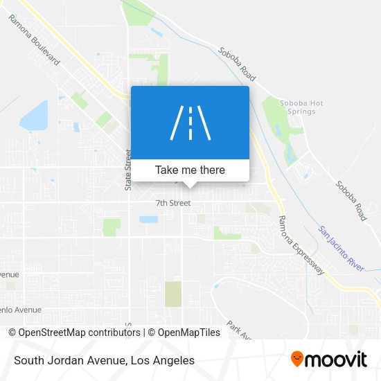 South Jordan Avenue map