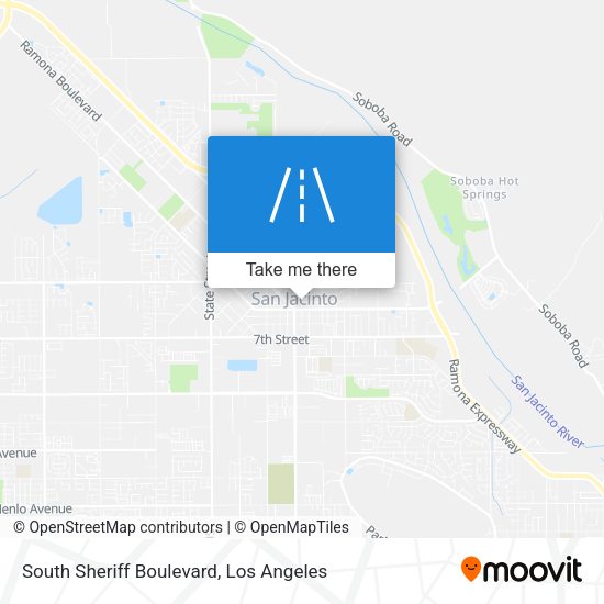 South Sheriff Boulevard map