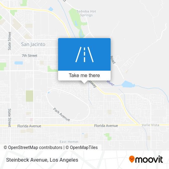 Steinbeck Avenue map