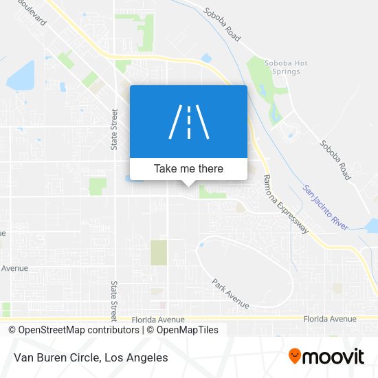 Mapa de Van Buren Circle