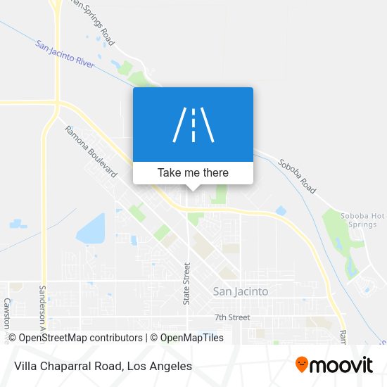 Mapa de Villa Chaparral Road
