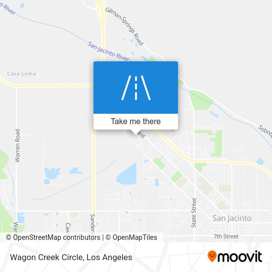 Wagon Creek Circle map