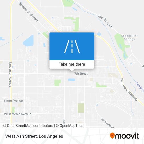 Mapa de West Ash Street