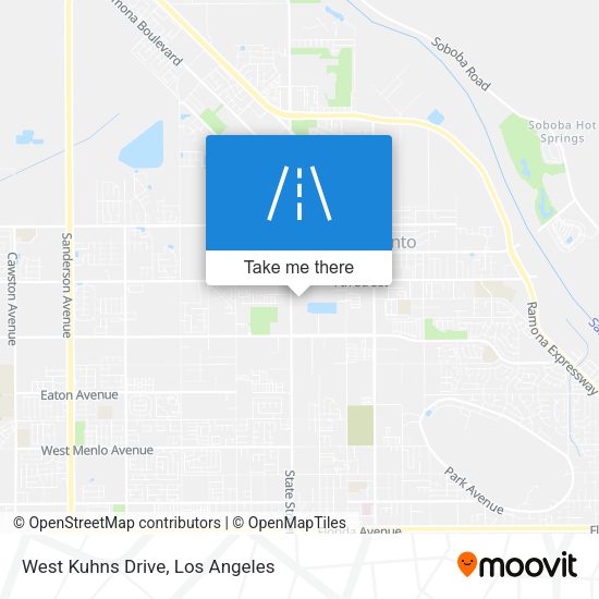 West Kuhns Drive map